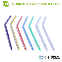 Disposable Clear tube Air-water A Syringe Tips with colorful plastic core